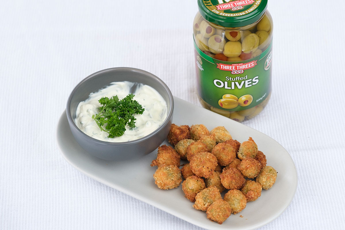Crumbed Olives